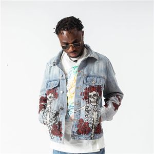 Hot Sale Mens Denim Jacke Bal-Jacket Oterwea Top-Qualität Jacken Lokomotive Tide Marke Jeans Kleidung Männer Mäntel