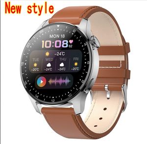 2021 Ny Ankomst I88 Mode Smart Watch Bluetooth Call HiFi Heart Rate Blodtryck Blood Oxygen 1.28INCH Full pekskärm Klockor IP68 Vattentät armband