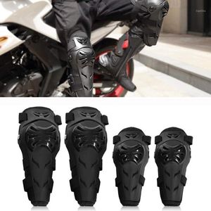 Elbow Knee Pads 4PC / Set Motorcykel Racing Cycling Safety Gear Guards Protector Force Tendon Brace Band