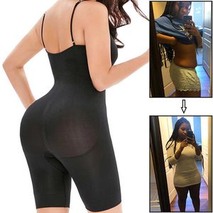 Kobiety Full Body Shaper String Waist Trener Firm Tummy Control Fajas Shapewear Slustyczki Slimming Corset Slim Body Pasek