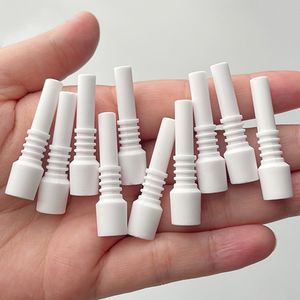 Mini nector colecionador kits NC Cerâmica de cerâmica Tubulação de unhas 10mm acessórios para fumar macho proposta de substituição de reposição de palha de palha para plataformas de alca