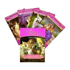 The Romance Angels Oracle Card Tarocchi e PDF Guida Divinazione Mazzo Intrattenimento Feste Gioco da tavolo 44 fogli/scatola