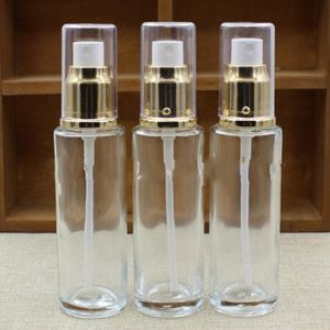 50ml transparent glas parfymatomizer Tom liten sprayflaska ren daggfuktkräm vattenbehållare