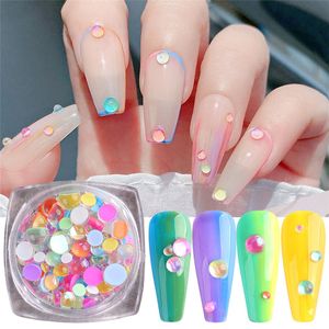 Crystal Rhinestones Nail Art Decorations Mermaid Aurora Nails Beads Stones Jewelry Charms Gems for Manicure Accessoires