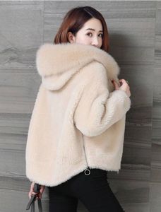 Casaco de pele falsa imitação de raposa luxuosa 2022 jaqueta casual de moda de inverno mulheres roupas femininas de inverno casaco de inverno