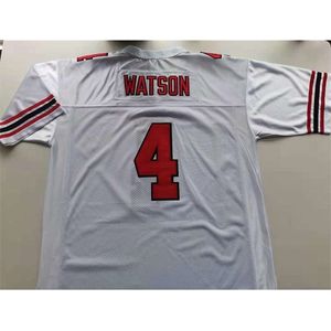 SJZL Nadir Futbol Forması Erkek Gençlik Kadın Vintage Gainesville Deshaun Watson Lisesi Formalar Boyutu S-5XL Özel Herhangi bir isim veya numara