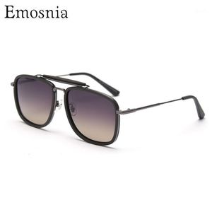 Moda Square Polarized Men's Sunglasses Driving Metal Frame Personalizado Retro Brand Design Glasses Sun Glasses Outdoor UV400