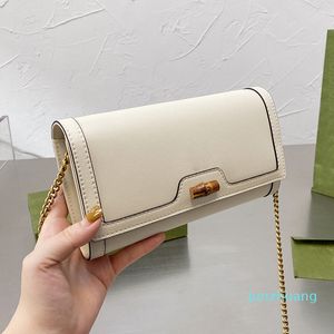 Designer- Women Diana Bamboo Closure Shoulder Bag Crossbody Wallet Genuine Leather Handbag Bags Wallets