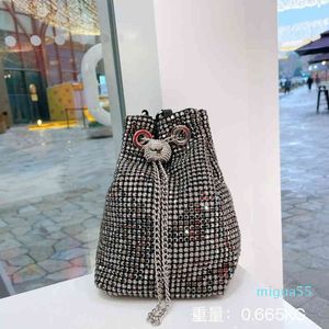 Fashion Bag Tote Luxury Diamonds Pu Leather Crossbody Bucket s for Women Autumn Branded Shoulder bags
