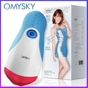 Nxy homens masturbadores omysky eléctrica lambida chupar masturbador masculino para vagina artificial boquete automático aquecimento afastamento massageador adulamento sex sexo brinquedo 1214