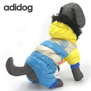 Haustier-Hundekleidung, Winter-Overall, wasserdichte Hundemäntel, Jacken, Kapuzenpullover, Welpen-Chihuahua-Kleidung für kleine große große Hunde XS XXL 211007