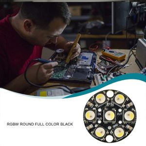 Şeritler 7-bit SK6812 RGBW Yuvarlak Tam Renk Yüzük LED'leri Entegre Sürücüler Işık Geliştirme Kartı lambası Panel Modülled Ledled LED