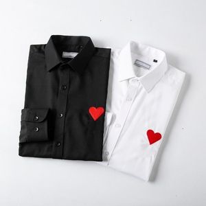 Mens designer skjortor märke kläder män långärmad klänning skjorta hip hop stil hög kvalitet bomull topsm-3xl # 14