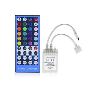 2021 LED-styrenhet 4-kanaler Dimmer 40Keys 5pins IR Remote Control för SMD 5050 Strip Light DC12V-24V WiFi