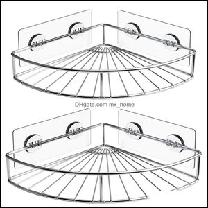 Accessori per il bagno Ferramenta per il bagno Casa Giardino Mensola angolare in acciaio inossidabile Doccia Shampoo Sapone Cosmetici Assories da cucina Organizzatore di stoccaggio Rac