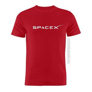 Ren bomull Unisex T Shirt Space X Artwork Man Födelsedaggåva Top Homme Tees Hip Hop Streetwear Shirts 210629