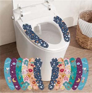 Almofada de Assento NewToilet adesivos PVC banheiro lavável adesivo Aniaml Impresso Coxim de almofada reutilizável Pasteiro suprimentos domésticos RRB11625