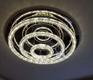 Krótki projekt LED Kryształowy Żyrandol Nowoczesny Oświetlenie AC110V 220 V Luster Light Lights