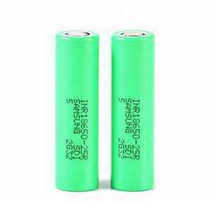 2500mah 18650 Batteries INR18650 25R 20A Discharge Lithium Rechargeable Battery With Flat