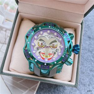 2021 New Mens Watch Skull dial Multiple Styles TA Fashion Casual Watches Rubber strap clock Hot Items