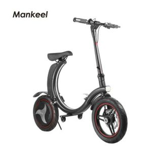 Adult with seat Ebike foldable Electric Bicycle Green 36V Traveltwo Wheeler Sport Fast Mini Folding Waterproof Auto Hover Bike City