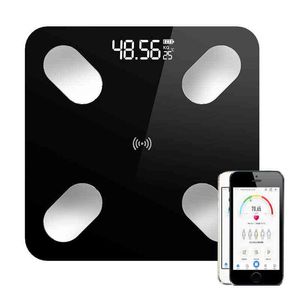 180 kg Smart Body Skala LCD Cyfrowy Bezprzewodowy BLUETOOTH BMI Monitor wagi Analizator Zdrowia Fitness Waga Narzędzia Wagi Wagi H1229
