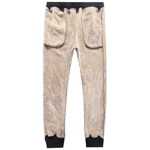 Męska zima zachować ciepłe spodnie jogging polaru mężczyźni 5xl duże spodnie spodnie dorywczo zagęścić spodnie dresowe męskie marki sportwear, GA725 Y0811