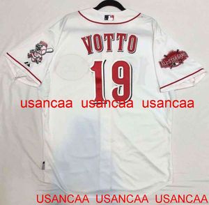 Stitched JOEY VOTTO COOL BASE JERSEY Throwback Jerseys Men Women Youth Baseball XS-5XL 6XL