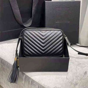 Luxury Brand y Women's Bag Designer Camera Genuine Leather 2021 New Style Shoulder High-end Fashion Messenger