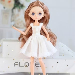 Wholesale toys educational years for sale - Group buy New Edition Joint Moveable Body cm Doll Purple Brown Eyes with Fashion Clothes Shoes Style Dress Up Baby Dolls DIY Toy