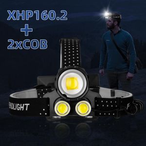 Headlamps Rechargeable Head Lamp 3 LED High Lumen Bright USB Light 4 Mode Waterproof For Outdoor Running Hunting Camping