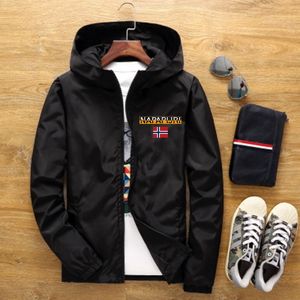 2021New men's brand jacket designer spring and autumn fashion zipper jacket hooded windbreaker men and women couples can wear Asian sizes
