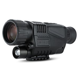 5x40 Infravermelho Caça Night Vision Monocular HD Poderoso Telescópio Militar Digital Night-Vision Camera longa distância no escuro