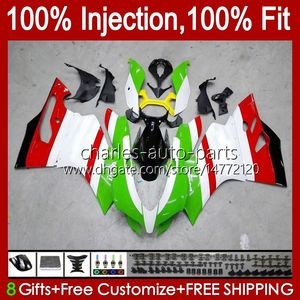 Bodys de Molde de Injeção para Ducati Panigale 899s 1199s 899-1199 12-16 Bodywork 44No.14 899 1199 Vermelho Verde S R 12 13 14 15 16 899R 1199R 2012 2013 2015 2016 Fairing OEM