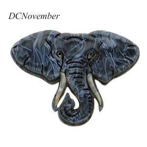 Pins Brooches Vintage Elephant Pins Women Men Resin Acrylic Brooch Dcnovember Boutique Jewelry
