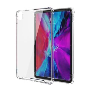 Transparent For IPad Pro 11 12.9 10.2 10.5 Case Tempered Glass Crystal Clear Silicon Protective Ipad Mini 4 5 6 Cover