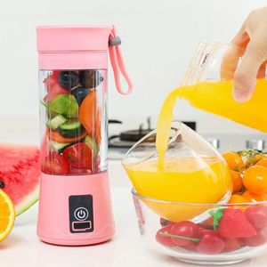 Juicers Mini Portable Orange Juicer USB Electric Mixer Fruit Smoothie Blender Machine för Personal Processor Maker Juice Extractor