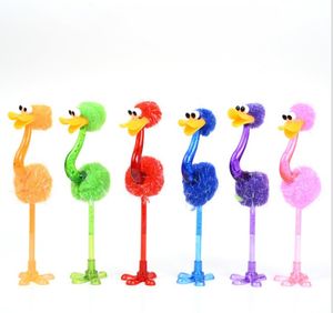 Funny Ostrich Ballpoint Pen Student Stationery Creative Cartoon Toy Pens Office School Children gifts