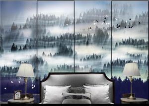 Customized photo wallpaper 3d murals wallpapers HD European forest tree beautiful background wall papers for living room decoration