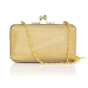Золотые вечерние сумки выпарить стиль стиля сумочки мини -дамы модные свадебные дневные дневные дневные кошелек кошелек