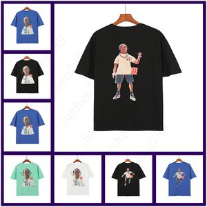 2023 İlkbahar Yaz Tişört Sokak Tarzı Kısa Kollu Yuvarlak Boyun Moda Yemek Basılı Logo Kadın Tshirt Büyük Boy S-XL