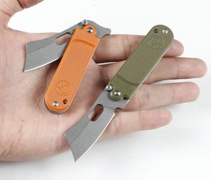 Peas Pocket Folding Knife 5Cr15Mov Black Coating/Stone Wash Blade G10 + Stainless Steel Handle EDC Knives With Retail Box