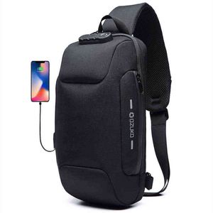 Borsa a tracolla multifunzione Ozuko per uomo Anti-Theft Spalla Messenger S Maschile Impermeabile Breve Tort da viaggio