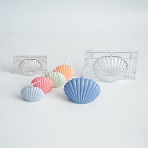 Craft Tools stcs d zeeschelp shell kaarsen siliconen mallen cakecoratie duurzame plastic sint jakobsschelpvorm diy fondant mallen