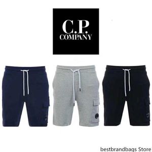 One okulary CP Company Shorts Cotton Men krótkie spodnie swobodny rozmiar joggingu M-XL Black Blue
