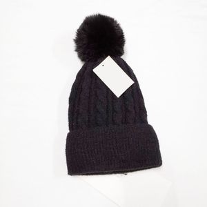 inverno uomo moda pile e berretto lavorato a maglia pesante donna autunno caldo cappello solido regalo di Natale uomo casual sport ricamato Skull Ca ps cappelli unisex berretti grigi 5COLORI