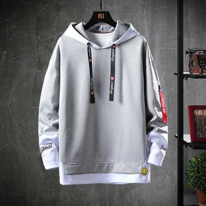 Şehir 2020 Mektup Baskılı Erkek Hoodies E Tarzı Hip Hop Rahat Tişörtü Streetwear Erkek Hoodies Hipster Harajuku Moda Y0804 Tops