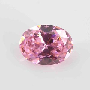 Size 2x3~18x25mm Oval Shape Cut 5A Pink Loose CZSynthetic Gems Cubic Zirconia Stones For Jewelry Whole Free