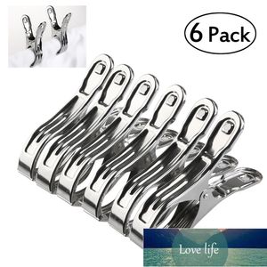 Ultnice 6 Pcs aço inoxidável grande toalha de praia clips prendedores clothespins roupas pegs cabide cabide braçadeira preço de fábrica especialista design de qualidade mais recente estilo original