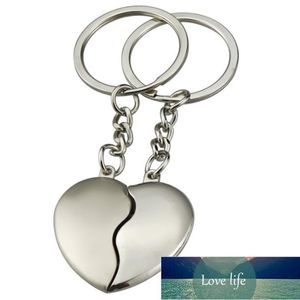 1PAIR COPPIA Keychain Heart Key Rings Loves Chain for Birthday Gift Souvenirs di San Valentino Giorni Gacks